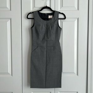 J.Crew Suiting Dress Grey 0P